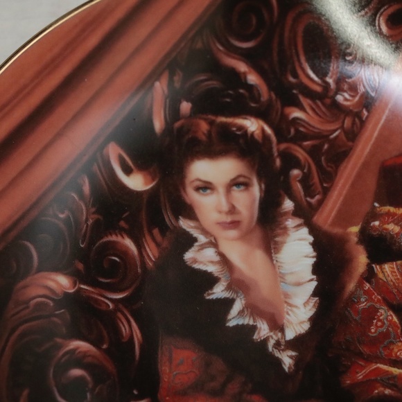 Waiting for Rhett Gone with the Wind Plate - Picture 4 of 8